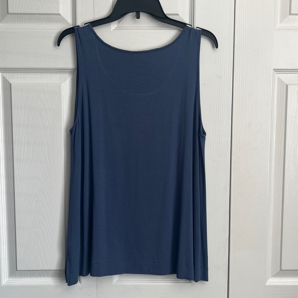 J Jill 2 piece Blue Cardigan and Tank Set - Picture 4 of 4